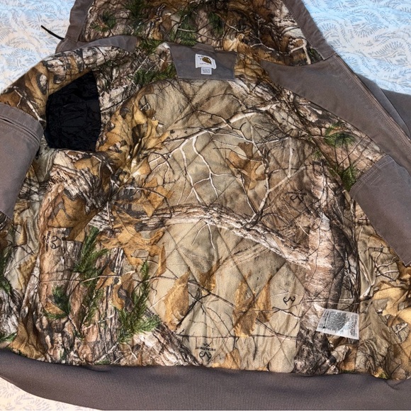 CARHARTT Vintage Active Hooded Jacket sz L - Picture 6 of 9